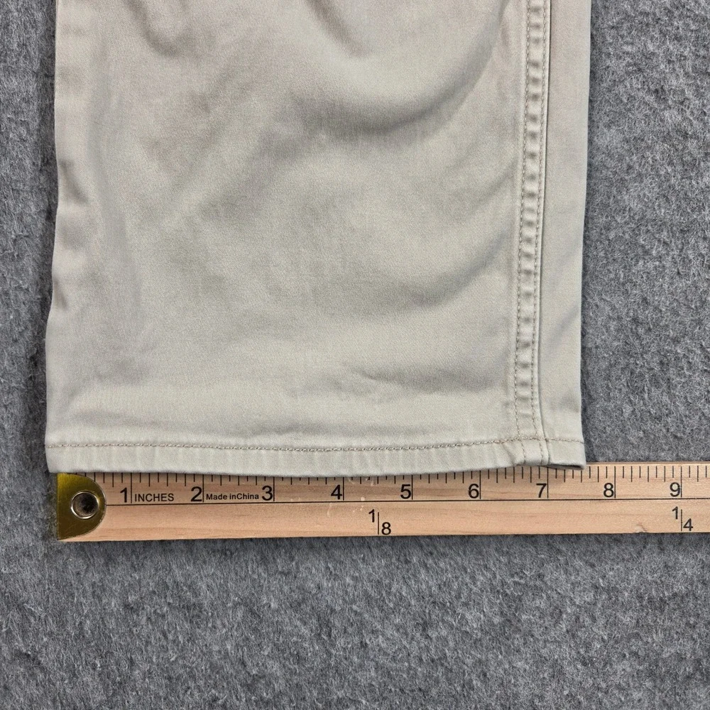Polo Ralph Lauren Varick Pants Mens 34x32 Tan Khaki Slim Straight Stretch Chino